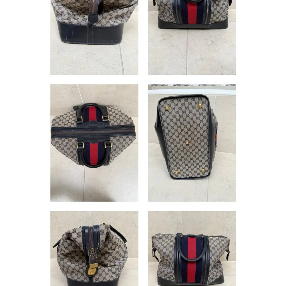 Gucci Vintage Web Train Case - Picture 2 of 6
